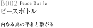 B002 ピースボトル PeaceBottle