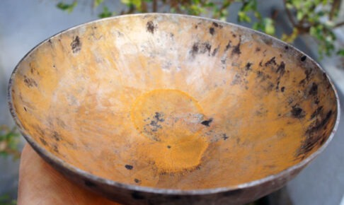 ヘナ鉄鍋